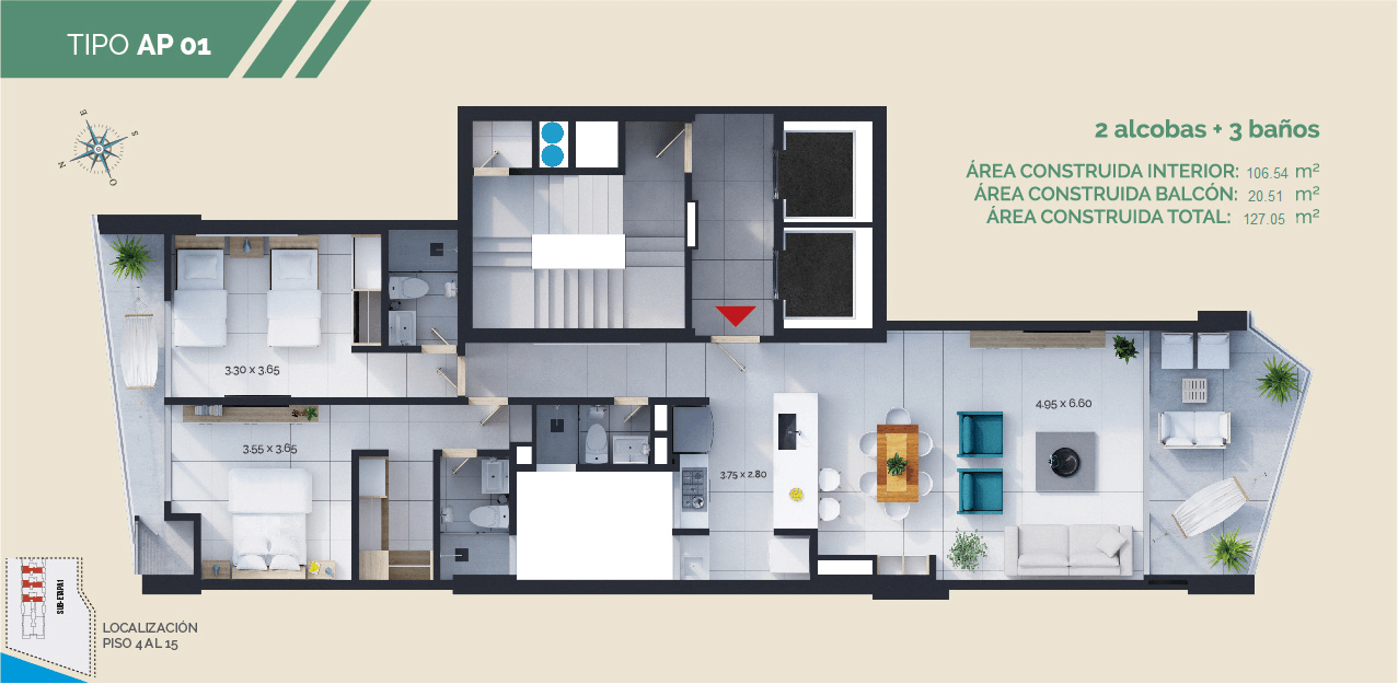 Venta Apartamento Makaira